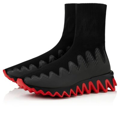 Messieurs Christian Louboutin Sneakers Hautes | Sharky Sock Man